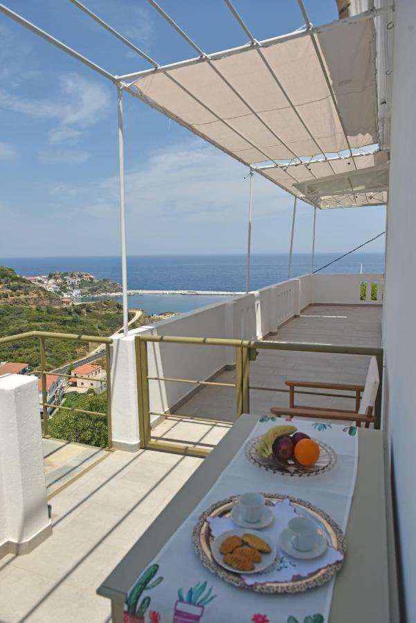 Mare Vista Villa Evdilos  Exteriör bild