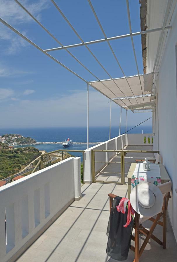 Mare Vista Villa Evdilos  Exteriör bild