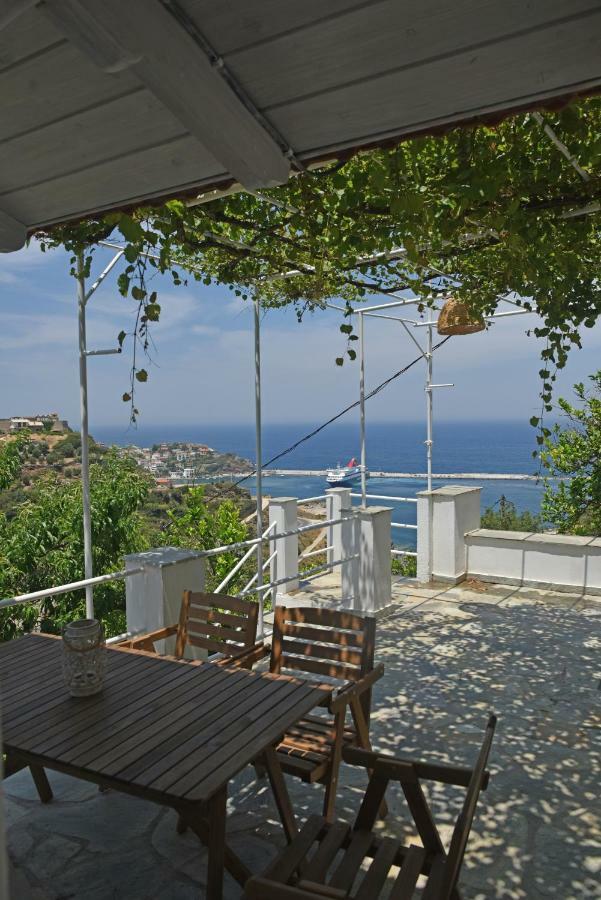 Mare Vista Villa Evdilos  Exteriör bild