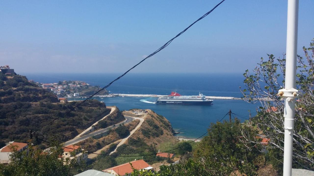 Mare Vista Villa Evdilos  Exteriör bild